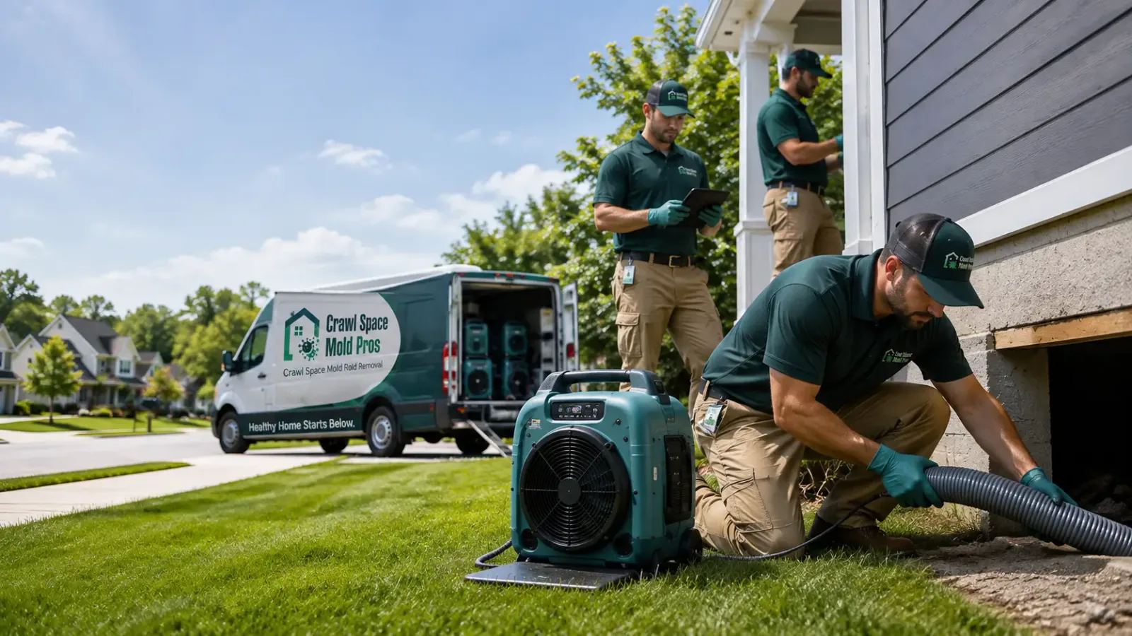 Crawl Space Mold Removal in Wayne, NE